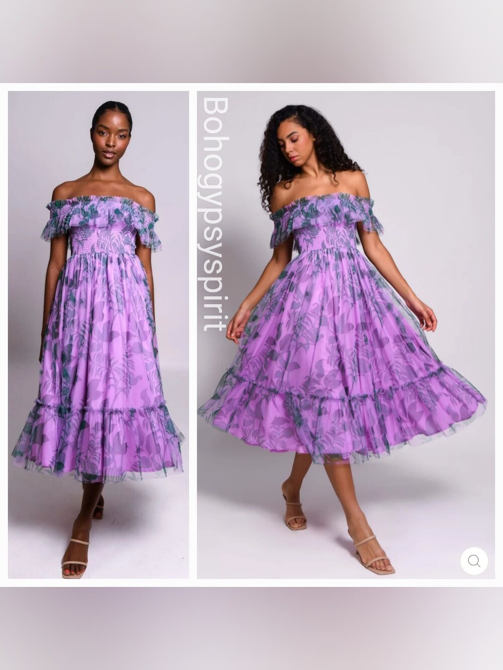$370 Hutch Off The Shoulder Tiered Midi Dress, 2X Plus Size